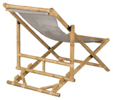 Cane Deck Chair, Bamboo