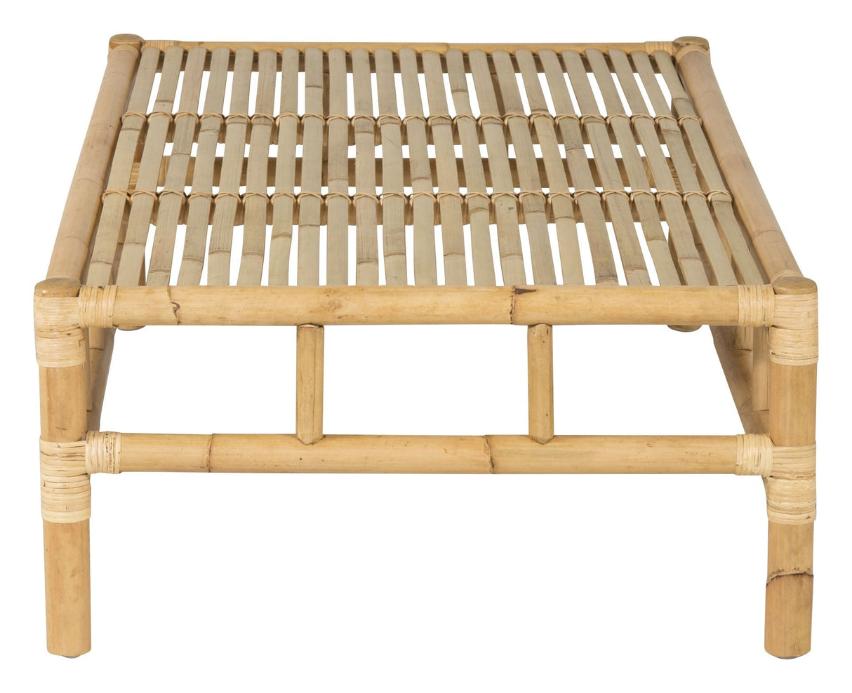 Cane Lounge Table 70x120 - Bamboo