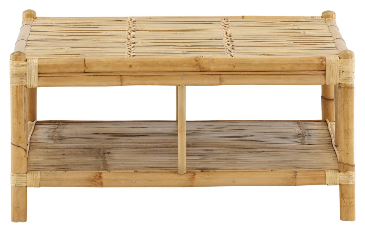 Cane Lounge Table - Bamboo