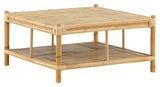 Cane Lounge Table - Bamboo