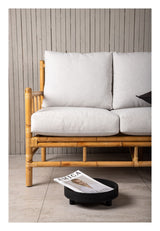 Cane Lounge Sofa - Bamboo