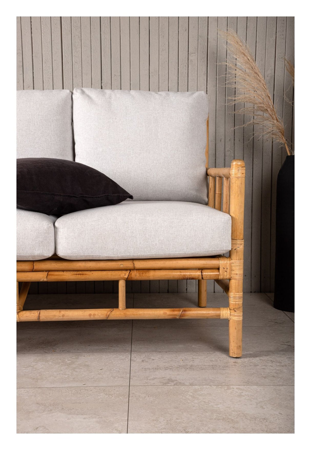 Cane Lounge Sofa - Bamboo