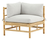 Cane Sofa corner module - Bamboo