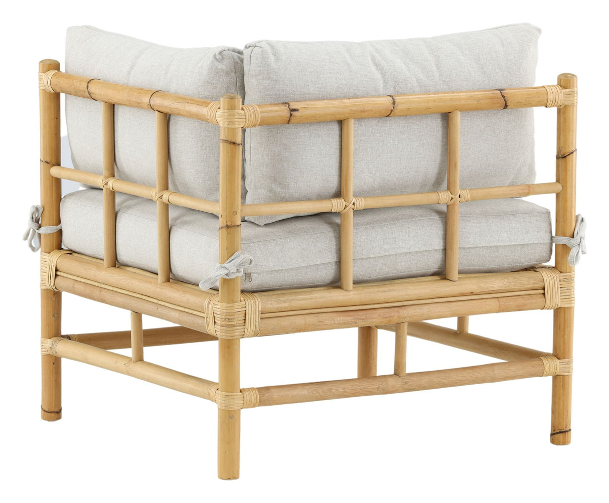 Cane Sofa corner module - Bamboo