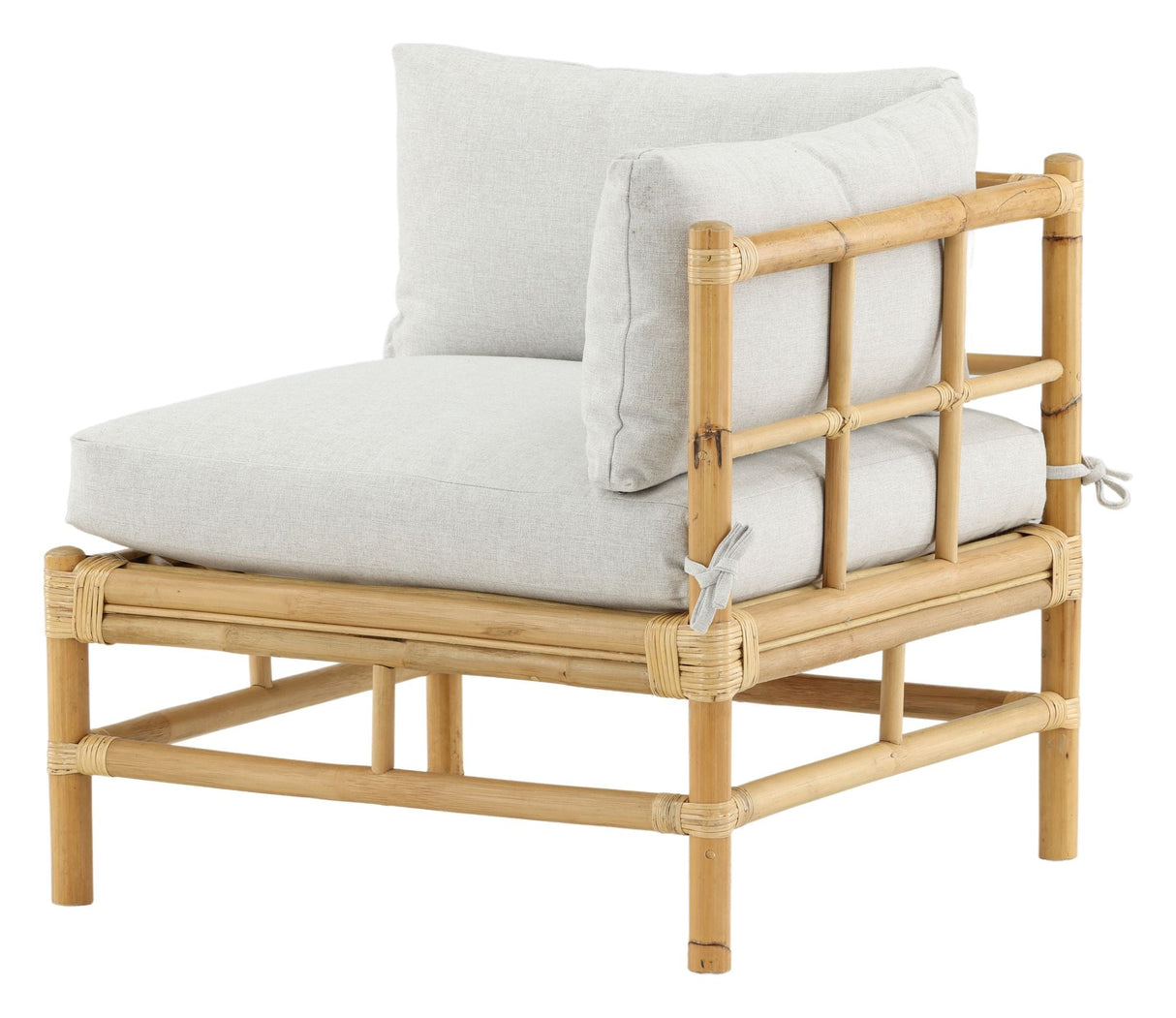 Cane Sofa corner module - Bamboo