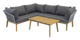 Chania Lounge Kit - Acacia/Gray