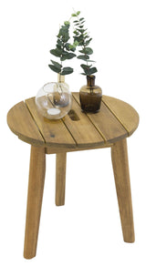 Chania, Side Table, Ø40, Acacia