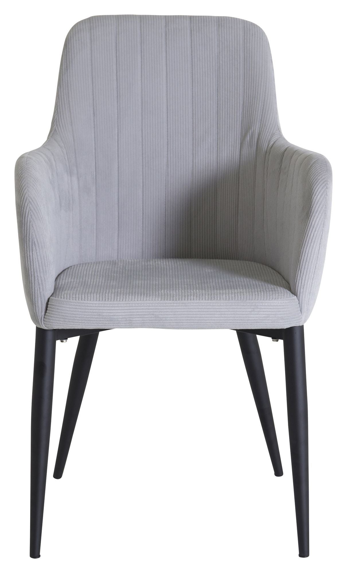 Comfort Dining chair, Gray velvet