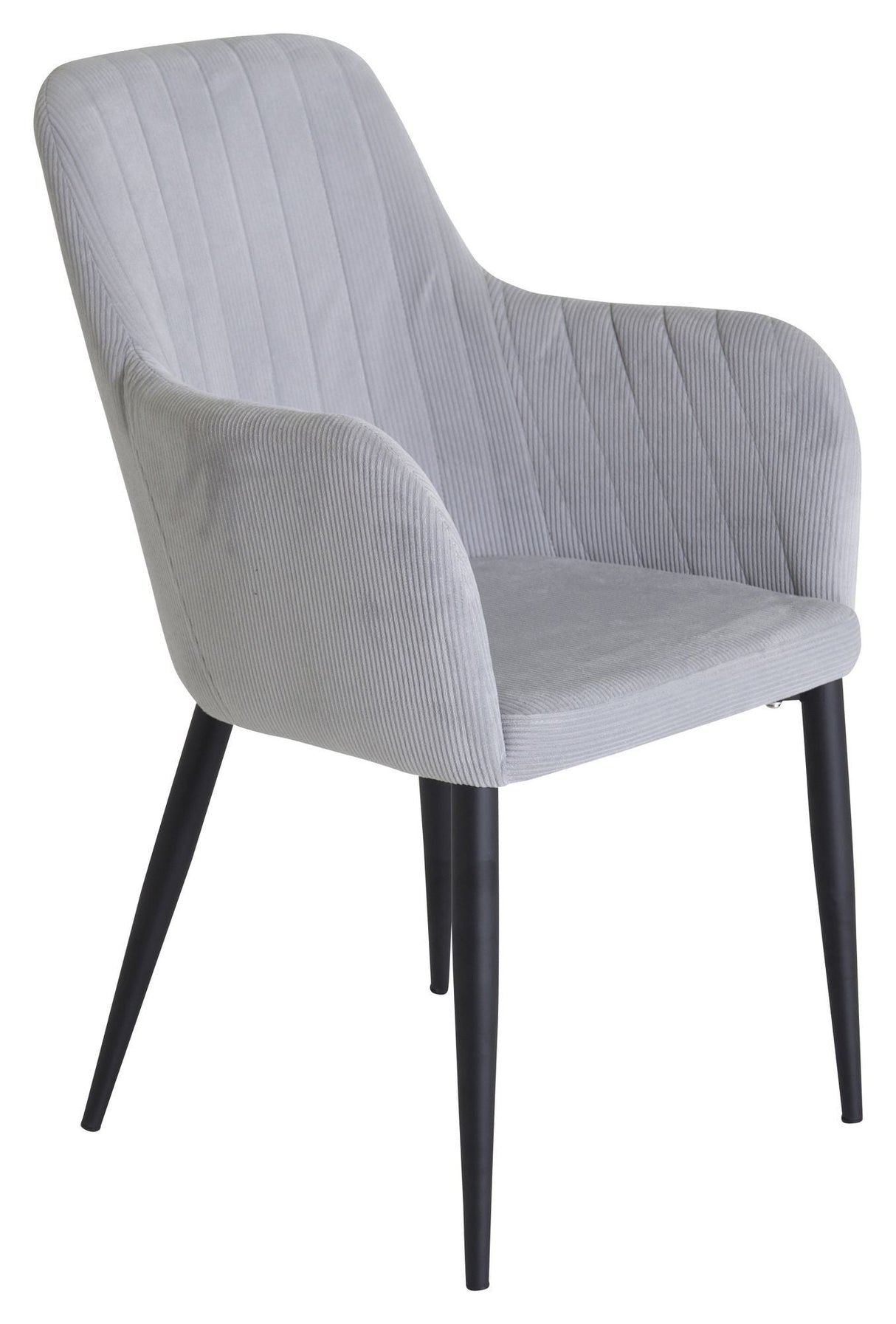 Comfort Dining chair, Gray velvet