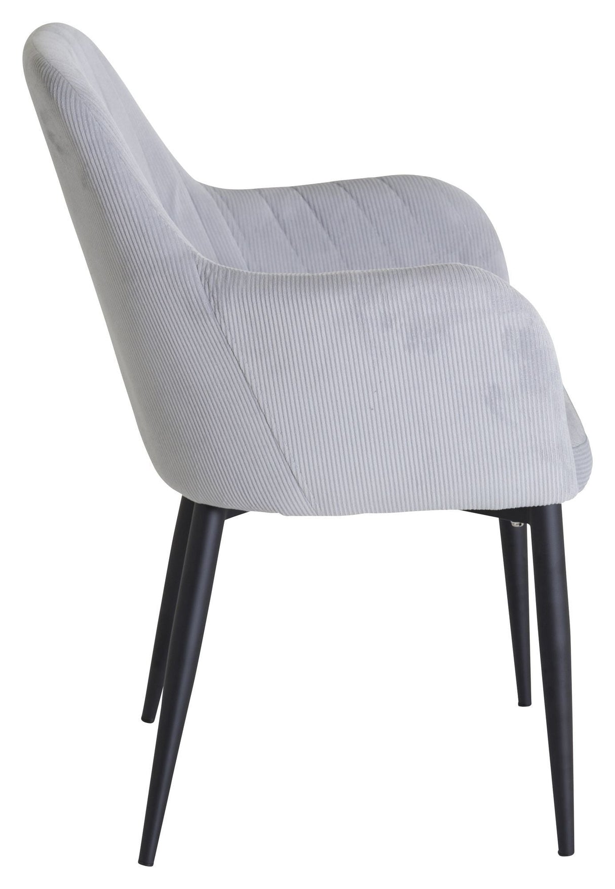 Comfort Dining chair, Gray velvet