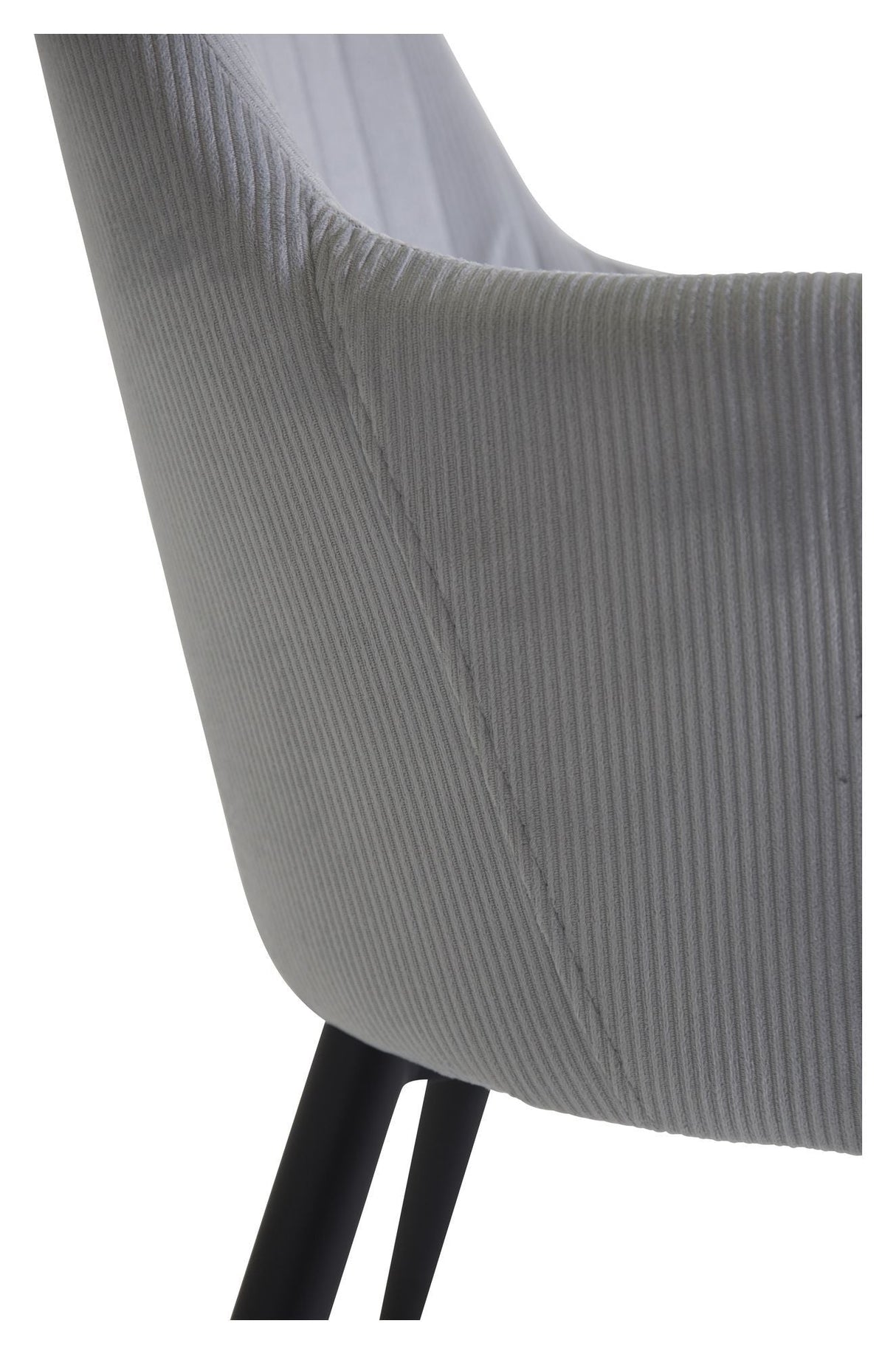 Comfort Dining chair, Gray velvet