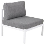 Copacabana Lyx, Mid, White Alu/Gray Cushion