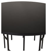 Copenhagen Dining table, Black veneer, Ø140