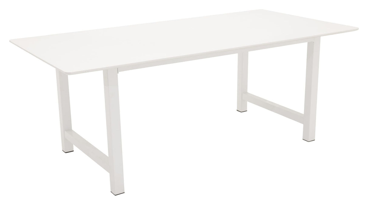 Count Dining Table, White MDF, 100x220