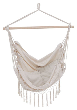 Culasi Hanging chair with cushions, White