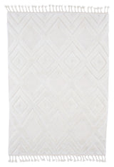 Dahlia wool mix blanket, 160x230, White