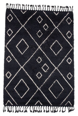 David Wool Rug 230x160 - Black/white