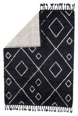 David Wool Rug 230x160 - Black/white