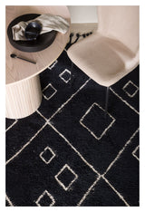 David Wool Rug 300x200 - Black/white