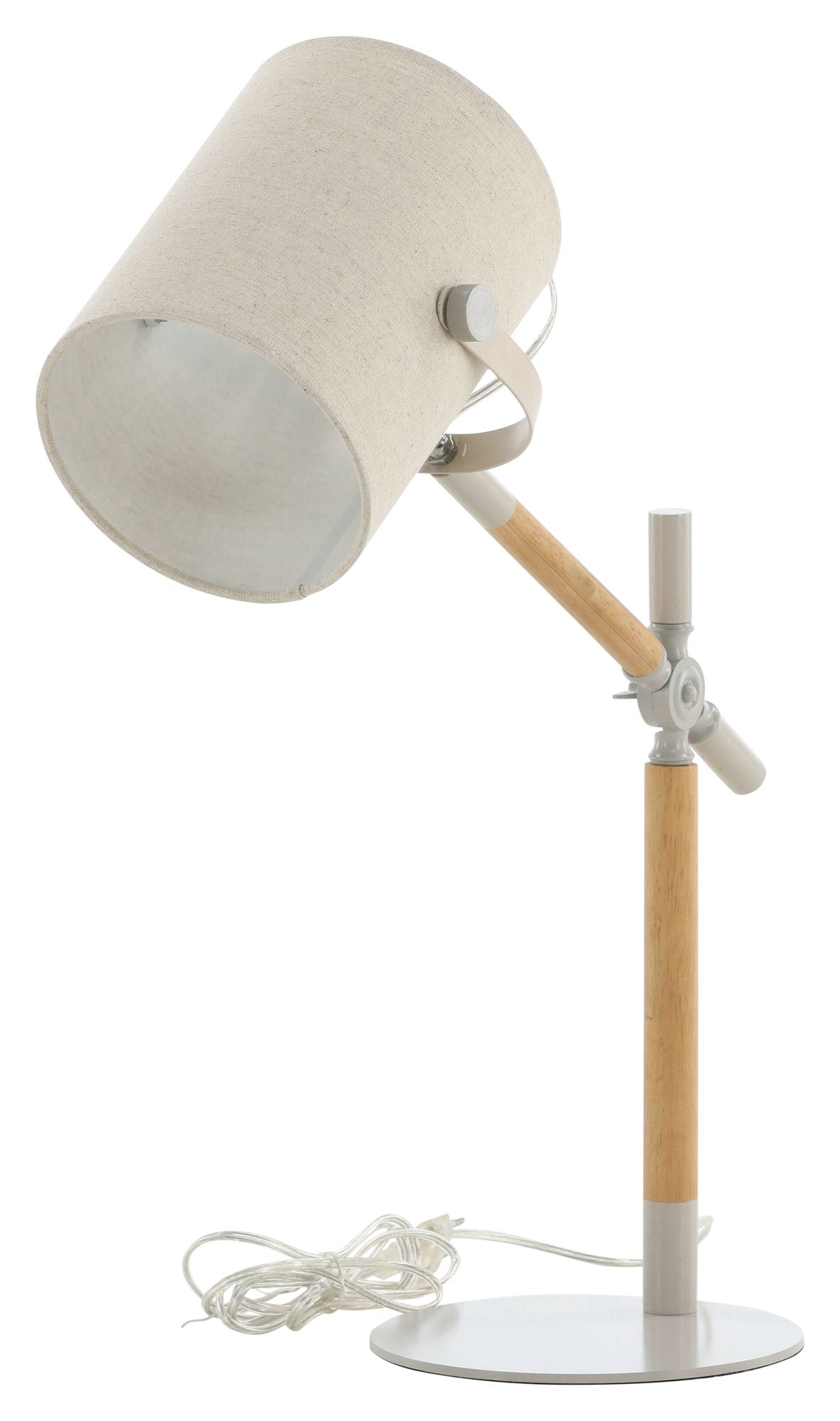 Dennis Table Lamp, Beige/Beige Linen