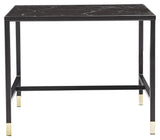 Dipp Coffee Table - Black Glass Top, 60x60