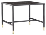 Dipp Coffee Table - Black Glass Top, 60x60