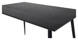 Dipp Dining table, Black veneer, 180x90