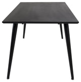 Dipp Dining table, Black veneer, 180x90