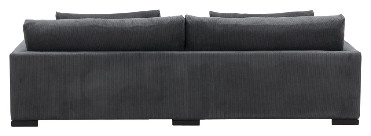 Durham 3-seater sofa - Dark gray