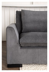 Durham 3-seater sofa - Dark gray