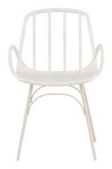 Dyrön Dining Chair, Plastic, White