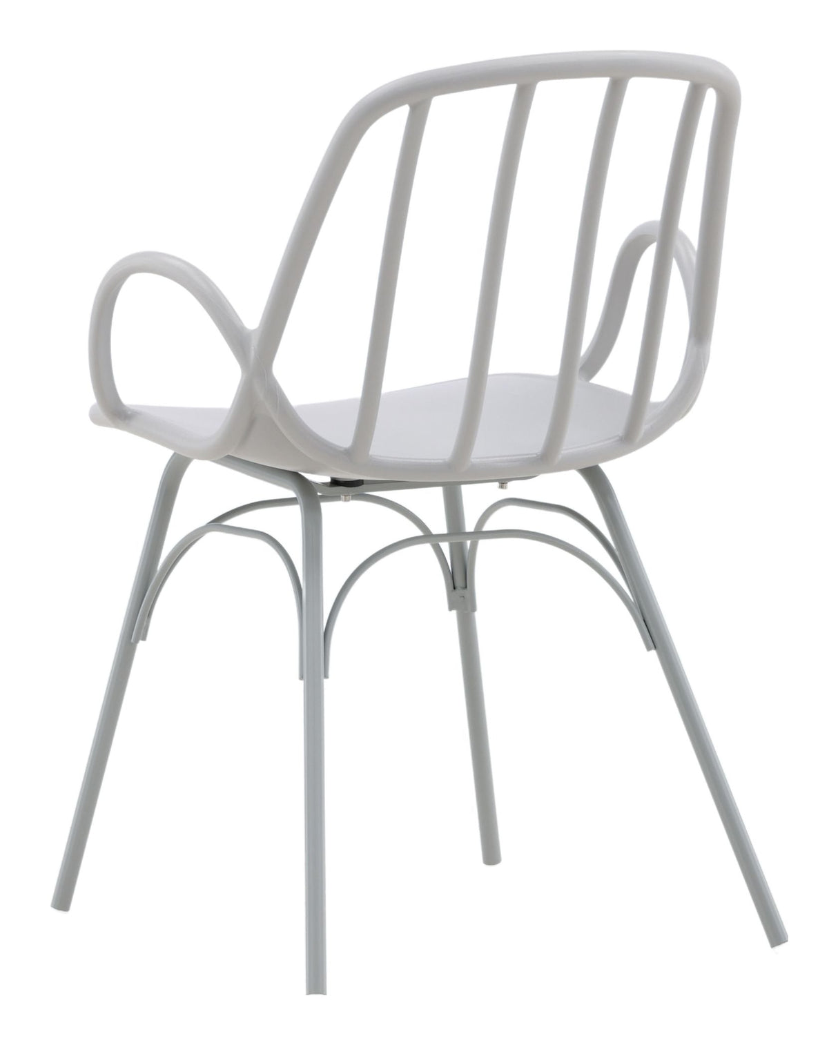 Dyrön Dining Chair, Plastic, Light Gray