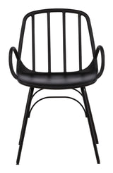 Dyrön Dining chair, Plastic, Black