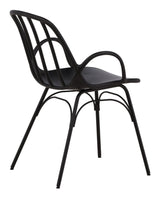 Dyrön Dining chair, Plastic, Black