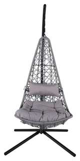 Edinburgh Hanging Chair, Gray w. gray cushion