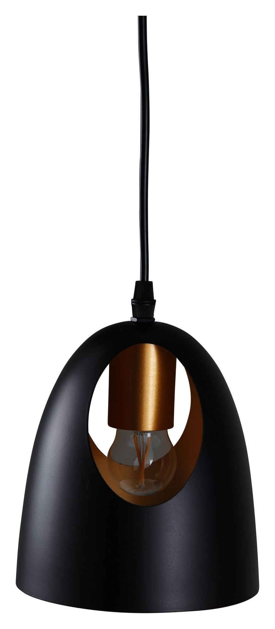 Elda Pendant luminaire D16xH17, black/copper