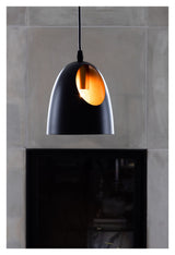 Elda Pendant luminaire D16xH17, black/copper