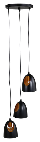 Elda Pendant luminaire D40xH144, black/copper