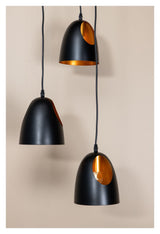 Elda Pendant luminaire D40xH144, black/copper