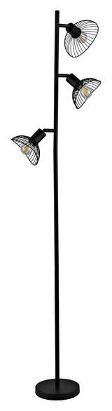 Elsa Floor Lamp H138.5xL29xW20, Black