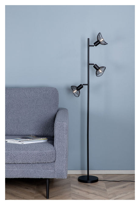 Elsa Floor Lamp H138.5xL29xW20, Black