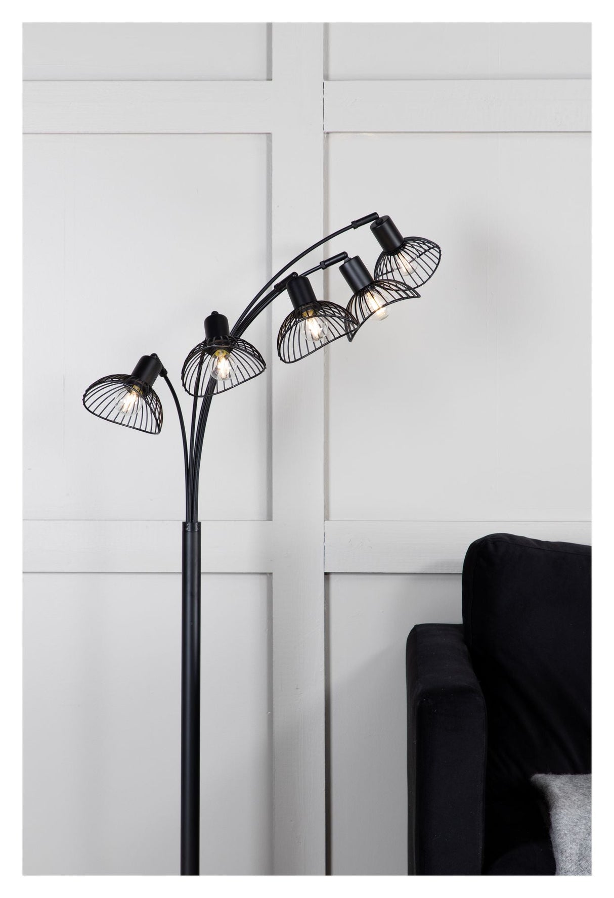 Elsa Floor Lamp H152.3xL81xW36, Black