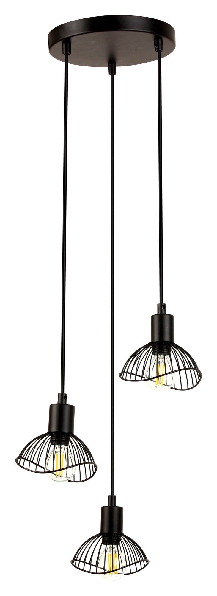 Elsa Pendant luminaire D40xH140, black