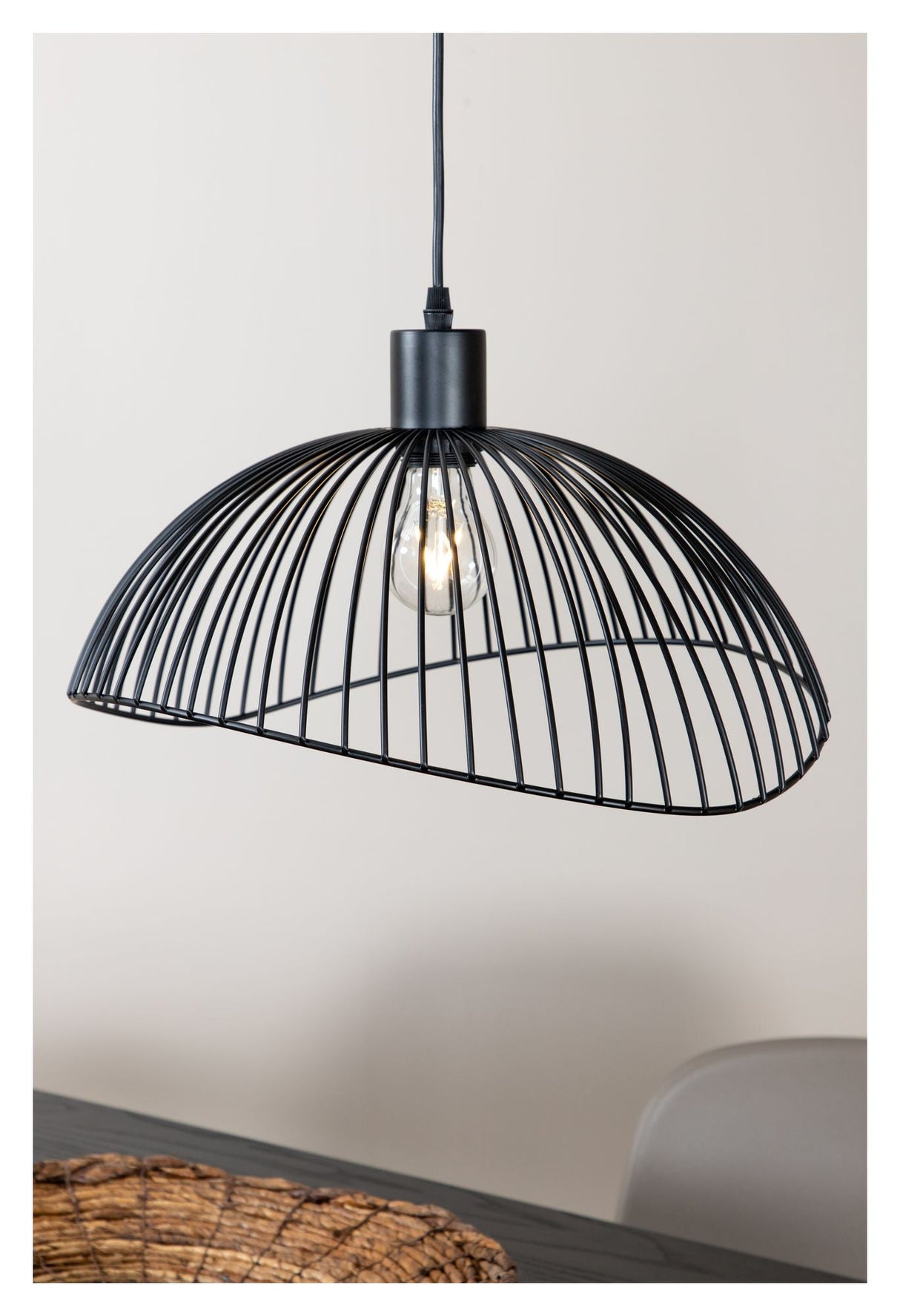 Elsa Pendant luminaire L40xW34xH22, black