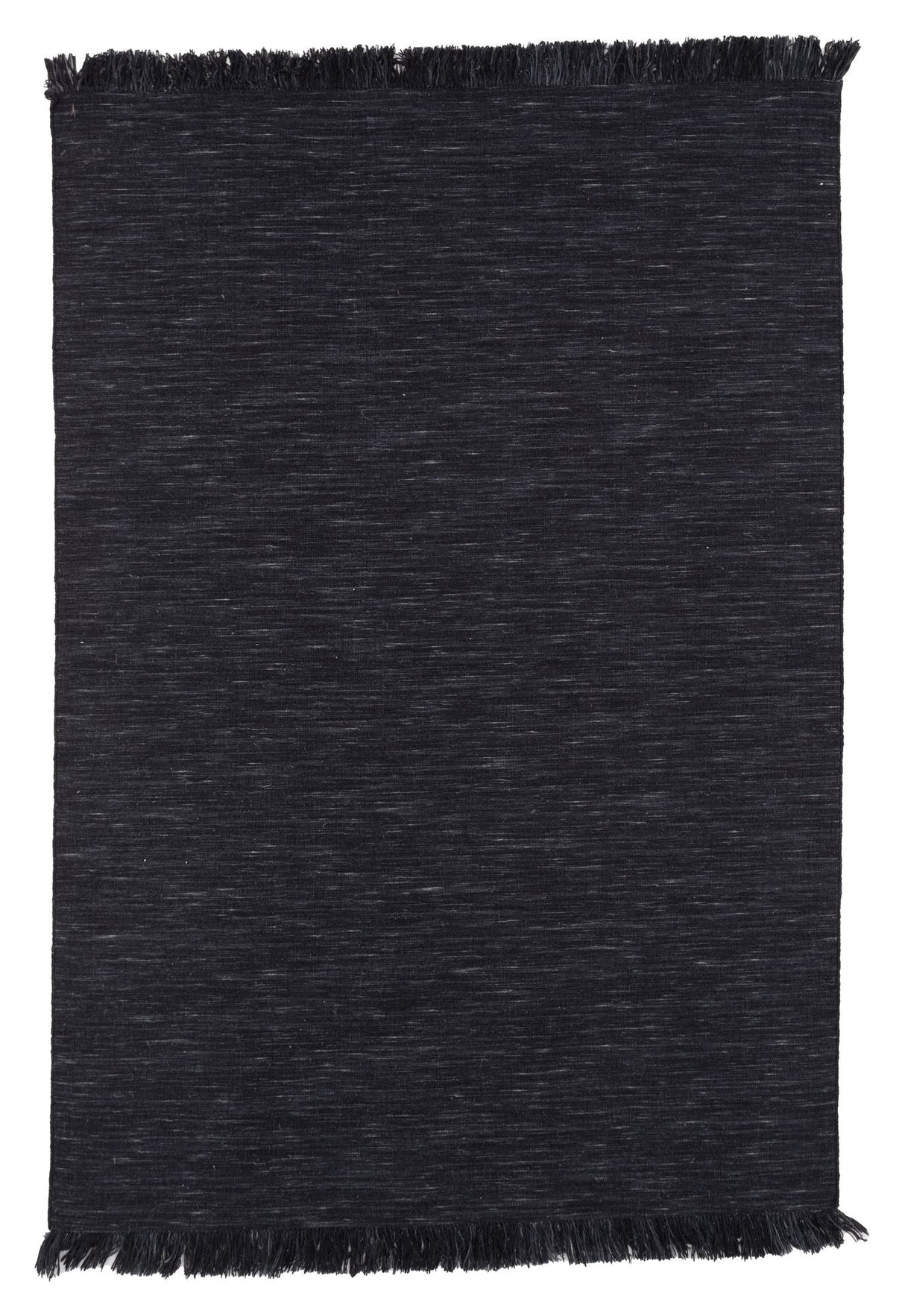 Elton Wool/Cotton Blanket 230x160 - Black