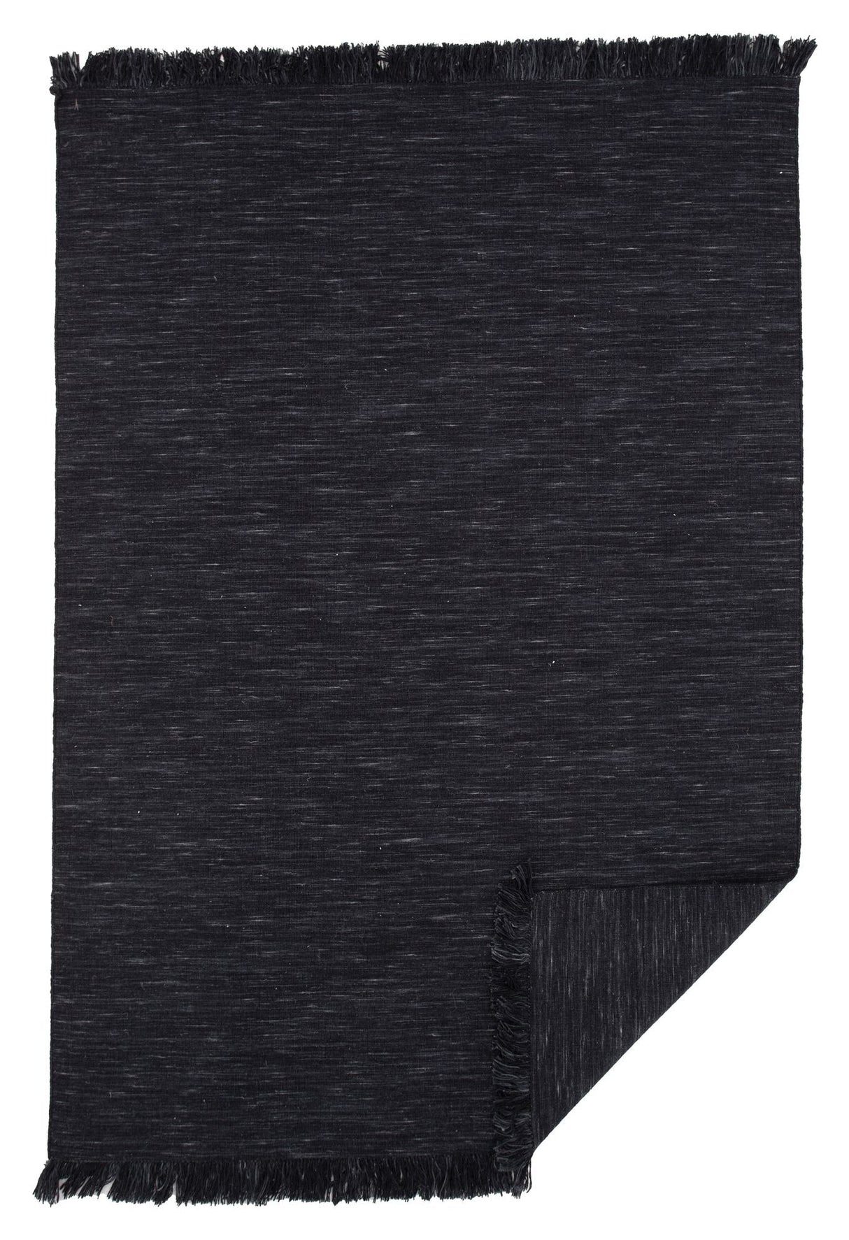 Elton Wool/Cotton Blanket 230x160 - Black