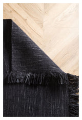 Elton Wool/Cotton Blanket 350x250 - Black