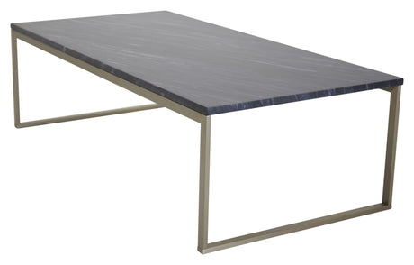 Estelle Coffee Table - Marble Top/Metal Leg, 120x60