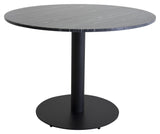 Estelle Dining table, Gray marble, Ø106