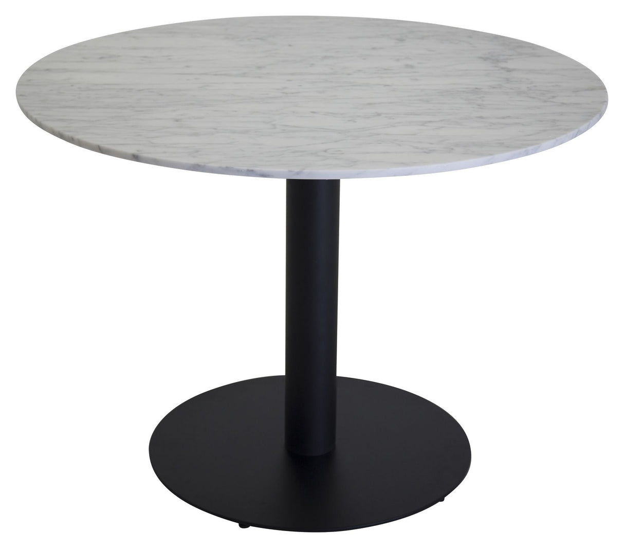 Estelle Dining table, White marble, Ø106